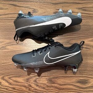 Size 11 Nike Vapor Edge Speed 360 2 Detachable Football Cleats Black FJ7094-001